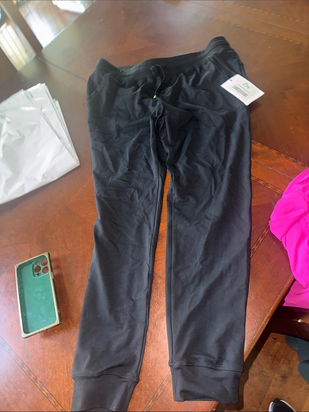 ZYIA Men's Black Sweat Joggers - Picture 3 of 3